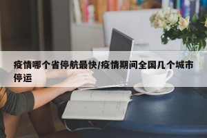 疫情哪个省停航最快/疫情期间全国几个城市停运